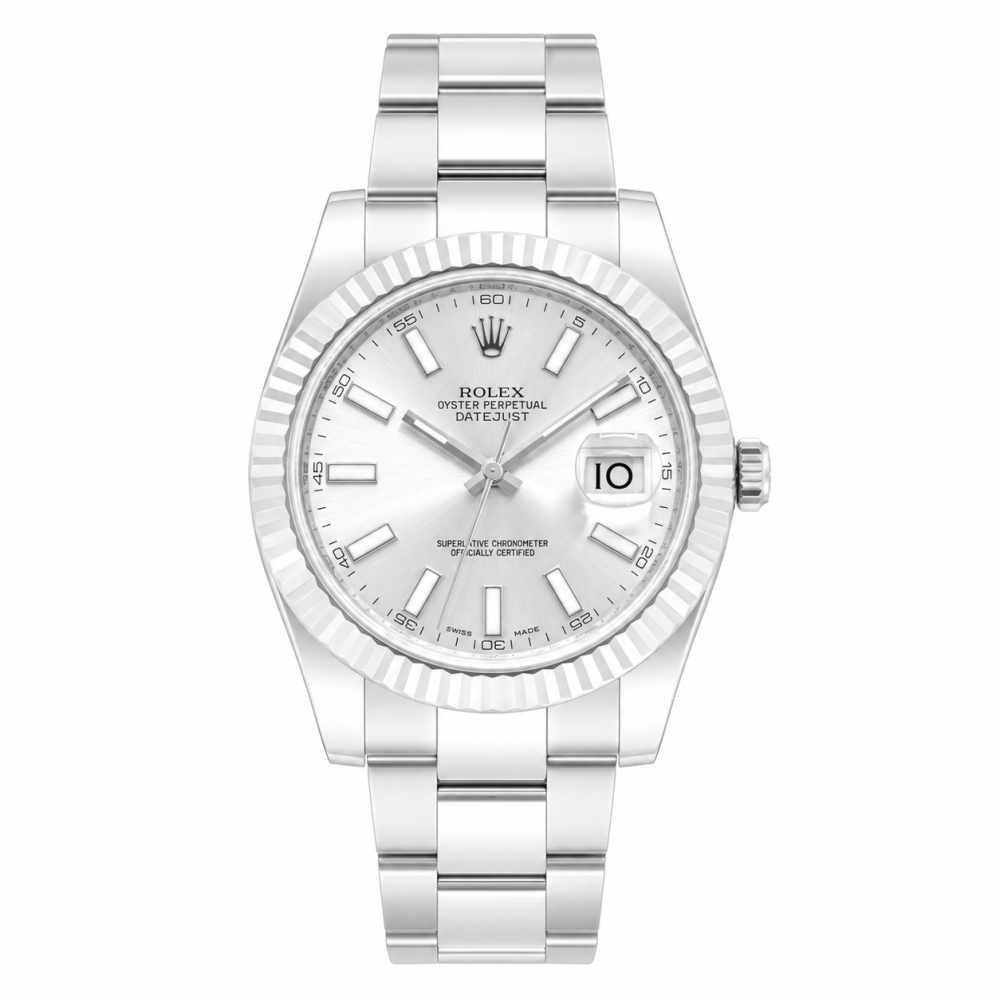 Rolex Datejust 41MM Silver Dial 116334 Stainless Steel Watch